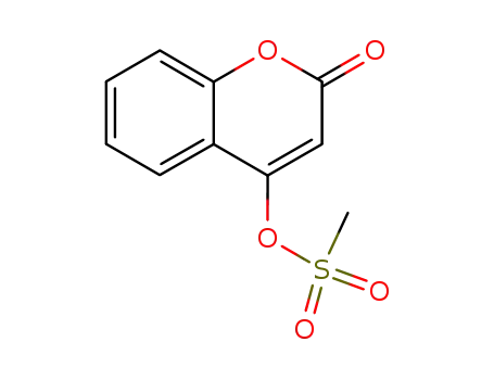 Molecular Structure of 62113-90-0 (2-oxo-2H-chromen-4-yl methanesulfonate)