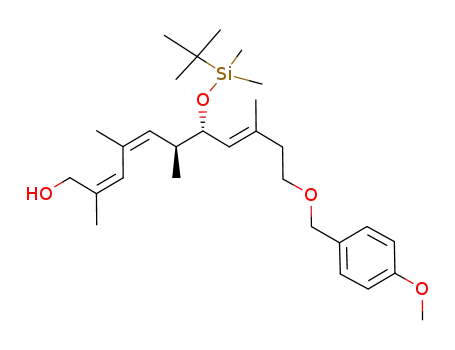 (2Z,4Z,6S,7S,8E)-7-(tert-butyldimethylsilyloxy)-11-(4-methoxybenzyloxy)-2,4,6,9-tetramethylundeca-2,4,8-trien-1-ol