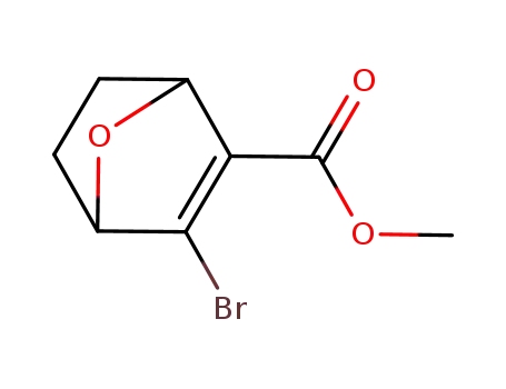 Molecular Structure of 943828-20-4 (methyl3-bromo-7-oxabicyclo[2.2.1]hept-2-ene-2-carboxylate)