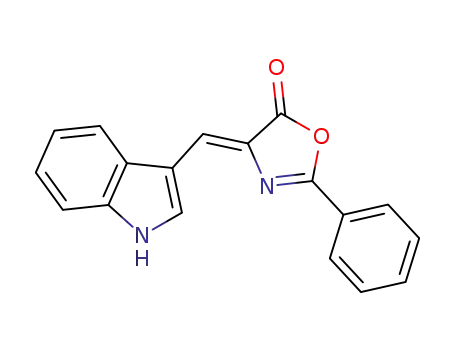 4-(Z)-(4-(1H-indol-3-yl)methylene)-2-phenyloxazol-4(4H)-one