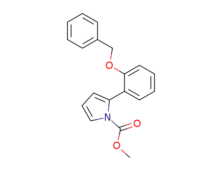 1H-Pyrrole-1-carboxylic acid, 2-[2-(phenylmethoxy)phenyl]-, methyl
ester
