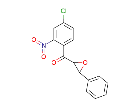 (4-chloro-2-nitrophenyl)(3-phenyloxiran-2-yl)methanone
