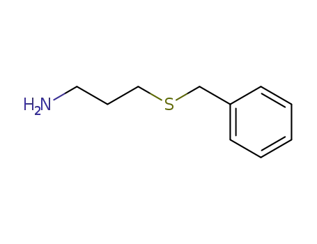 Molecular Structure of 23909-16-2 (3-(benzylthio)-1-propanamine(SALTDATA: FREE))