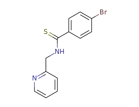 Benzenecarbothioamide, 4-bromo-N-(2-pyridinylmethyl)-