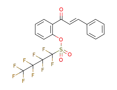 (E)-2-(3-phenylprop-2-enoyl)phenyl nonafluorobutanesulfonate