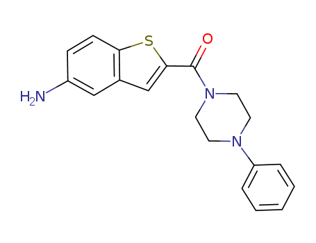 (5-aminobenzo[b]thien-2-yl)(4-phenyl-1-piperazinyl)methanone