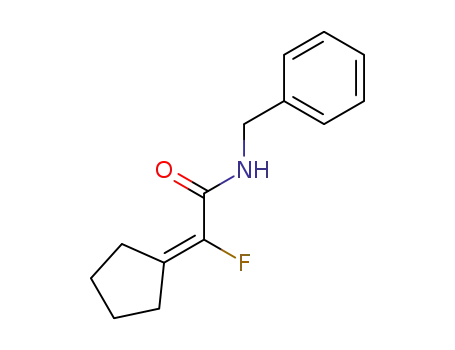 Acetamide, 2-cyclopentylidene-2-fluoro-N-(phenylmethyl)-