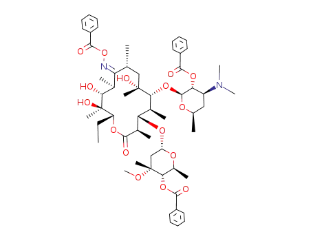 Molecular Structure of 714960-38-0 (2',4''-O-bis(benzoyl)erythromycin A 9-O-benzoyloxime)