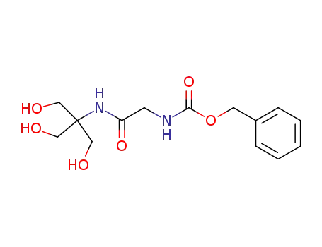 Molecular Structure of 91202-74-3 (Carbamic acid,
[2-[[2-hydroxy-1,1-bis(hydroxymethyl)ethyl]amino]-2-oxoethyl]-,
phenylmethyl ester)