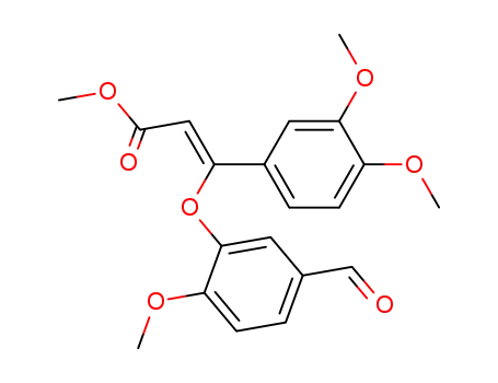 (Z)-3-(3,4-dimethoxyphenyl)-3-(5-formyl-2-methoxyphenoxy)acrylic acid methyl ester