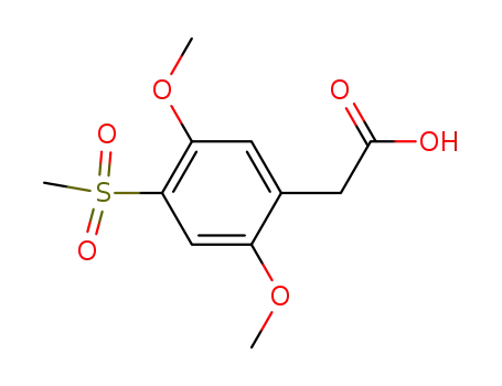 2-(2,5-Dimethoxy-4-methylsulfonylphenyl)acetic acid