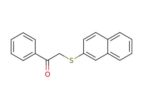 Molecular Structure of 82420-76-6 (2-[(naphthalen-2-yl)sulfanyl]-1-phenylethanone)