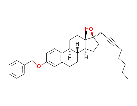 17α-(oct-2'-ynyl)estradiol 3-benzyl ether