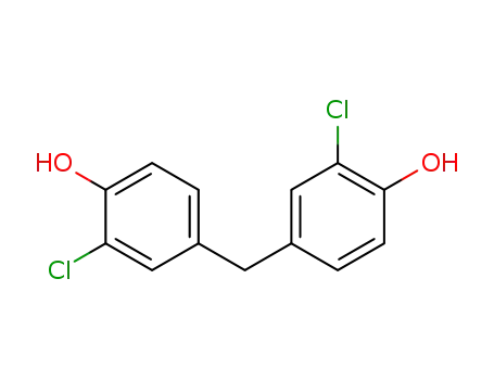 Molecular Structure of 2787-77-1 (Phenol, 4,4'-methylenebis[2-chloro-)