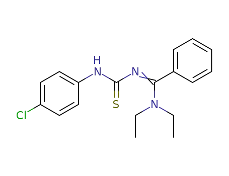 N′-((4-chlorophenyl)carbamothioyl)-N,N-diethylbenzimidamide