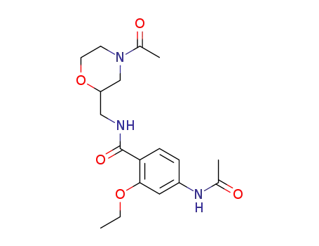 Molecular Structure of 170799-31-2 (N,N-Diacetyl Des-5’-chloro-4-fluorobenzyl Mosapride)