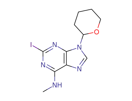 9H-Purin-6-amine, 2-iodo-N-methyl-9-(tetrahydro-2H-pyran-2-yl)-