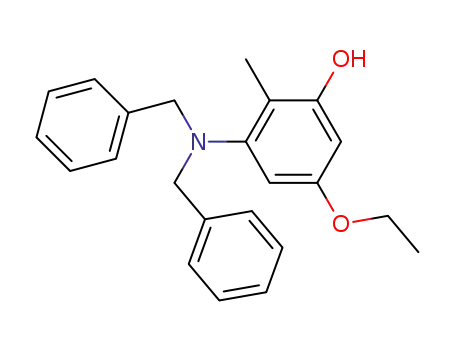 Phenol, 3-[bis(phenylmethyl)amino]-5-ethoxy-2-methyl-