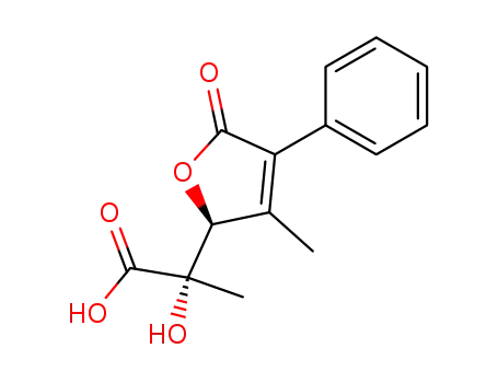 (S)-2-Hydroxy-2-((S)-3-methyl-5-oxo-4-phenyl-2,5-dihydro-furan-2-yl)-propionic acid