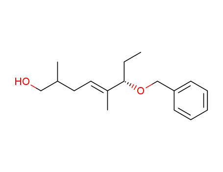 (6S)-2,5-dimethyl-6-(benzyloxy)-4(Z)-octen-1-ol