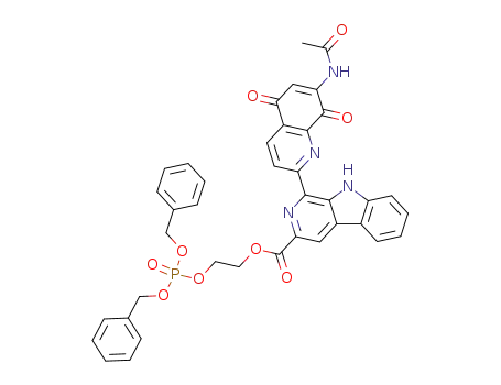 7-N-acetyldemethyllavendamycin β-hydroxyethyl ester dibenzyl phosphate