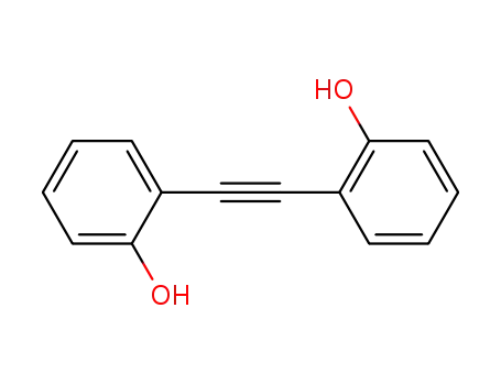 Molecular Structure of 93533-83-6 (2,2′-(ethyne-1,2-diyl)diphenol)