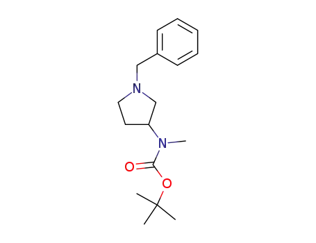 1-benzyl-3-<(t-butyloxycarbonyl)methylamino>-pyrrolidine
