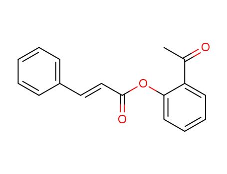 2-Propenoic acid, 3-phenyl-, 2-acetylphenyl ester