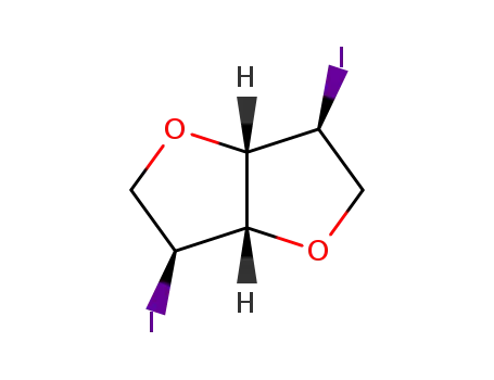 Molecular Structure of 3770-77-2 ((1R,4S,5R,8S)-(+)-4,8-Diiodo-2,6-dioxabicyclo<3.3.0>octane)