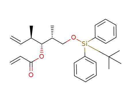 2-Propenoic acid,
(1R,2R)-1-[(1R)-2-[[(1,1-dimethylethyl)diphenylsilyl]oxy]-1-methylethyl]-2
-methyl-3-buten-1-yl ester