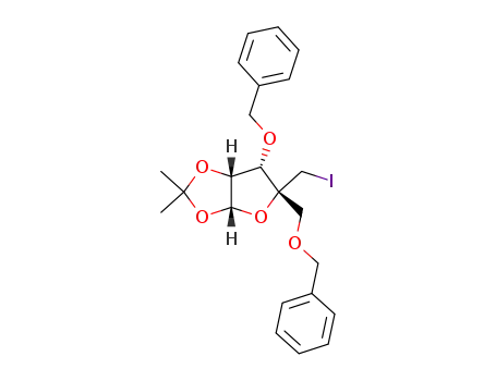 3,5-di-O-benzyl-4-C-iodomethyl-1,2-O-isopropylidene-α-D-ribofuranose
