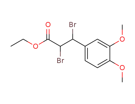 2,3-dibromo-3-(3',4'-dimethoxy)-phenyl ethyl propanoate