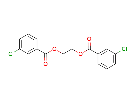 Molecular Structure of 83691-90-1 (Benzoic acid, 3-chloro-, 1,2-ethanediyl ester)