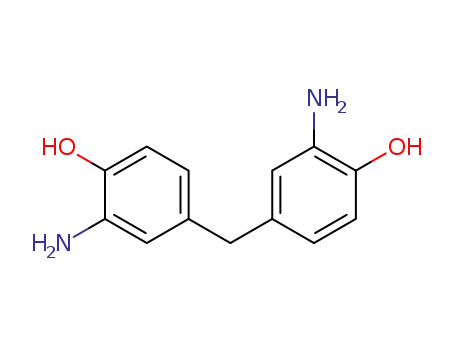 Molecular Structure of 16523-28-7 (3,3'-Diamino-4,4'-dihydroxydiphenylmethane)
