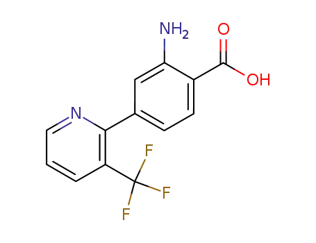 2-aMino-4-(3-trifluoroMethylpyridin-2-yl)benzoic acid