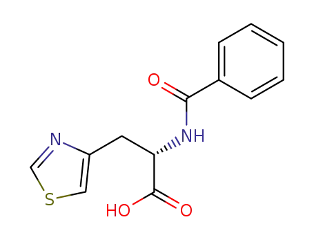(S)-3-(4-thiazolyl)-2-benzoylaminopropanoic acid