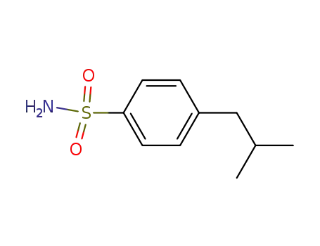Molecular Structure of 161767-97-1 (4-isobutylbenzenesulfonamide)