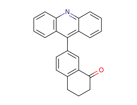 Molecular Structure of 111773-14-9 (1(2H)-Naphthalenone, 7-(9-acridinyl)-3,4-dihydro-)