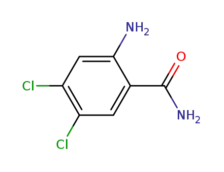 Molecular Structure of 952737-77-8 (2-aMino-4,5-dichlorobenzaMide)