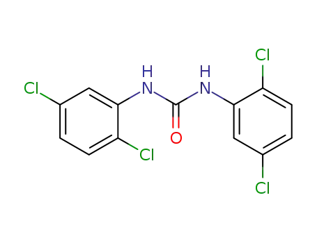 Molecular Structure of 13201-85-9 (N,N'-Bis(2,5-dichlorophenyl)urea)