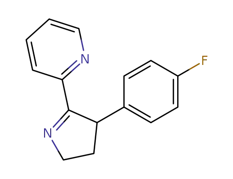 Pyridine, 2-[4-(4-fluorophenyl)-3,4-dihydro-2H-pyrrol-5-yl]-