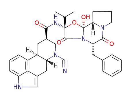 6-demethyl-6-cyano-9,10-dihydroergocristine