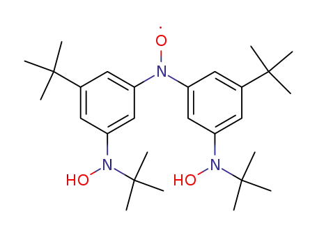 bis<3-tert-butyl-5(N-hydroxy-tert-butylamino)phenyl>nitroxide