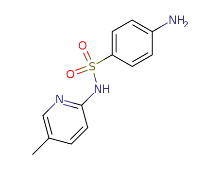 Molecular Structure of 3731-45-1 (Benzenesulfonamide, 4-amino-N-(5-methyl-2-pyridinyl)-)