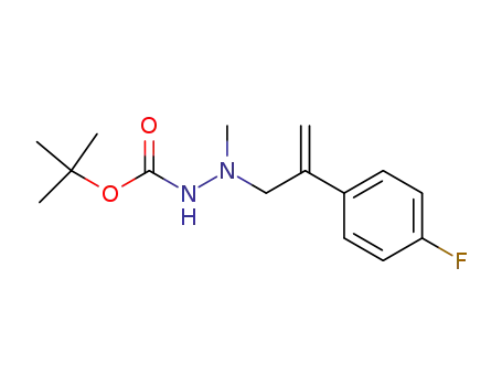 N-tert-butoxycarbonyl-N'-[2-(4-fluorophenyl)allyl]-N'-methylhydrazine