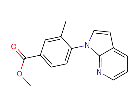 methyl 3-methyl-4-(1H-pyrrolo[2,3-b]pyridin-1-yl)benzoate