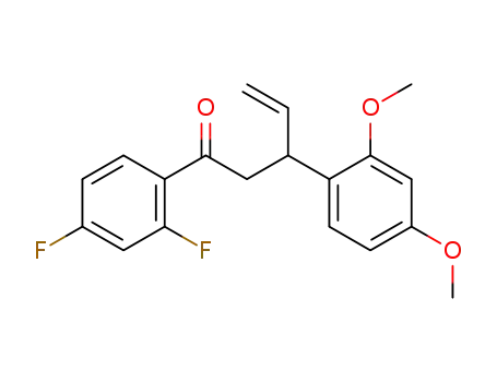 4-Penten-1-one, 1-(2,4-difluorophenyl)-3-(2,4-dimethoxyphenyl)-