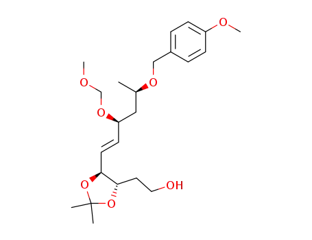 2-{(4S,5S)-5-[(E)-(3S,5R)-5-(4-Methoxy-benzyloxy)-3-methoxymethoxy-hex-1-enyl]-2,2-dimethyl-[1,3]dioxolan-4-yl}-ethanol