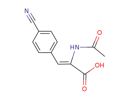 2-acetylamino-(Z)-<p-cyanocinnamic acid>