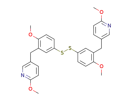 4,4'-Dimethoxy-3,3'-bis-(6-methoxy-3-pyridylmethyl)diphenyl-disulphide